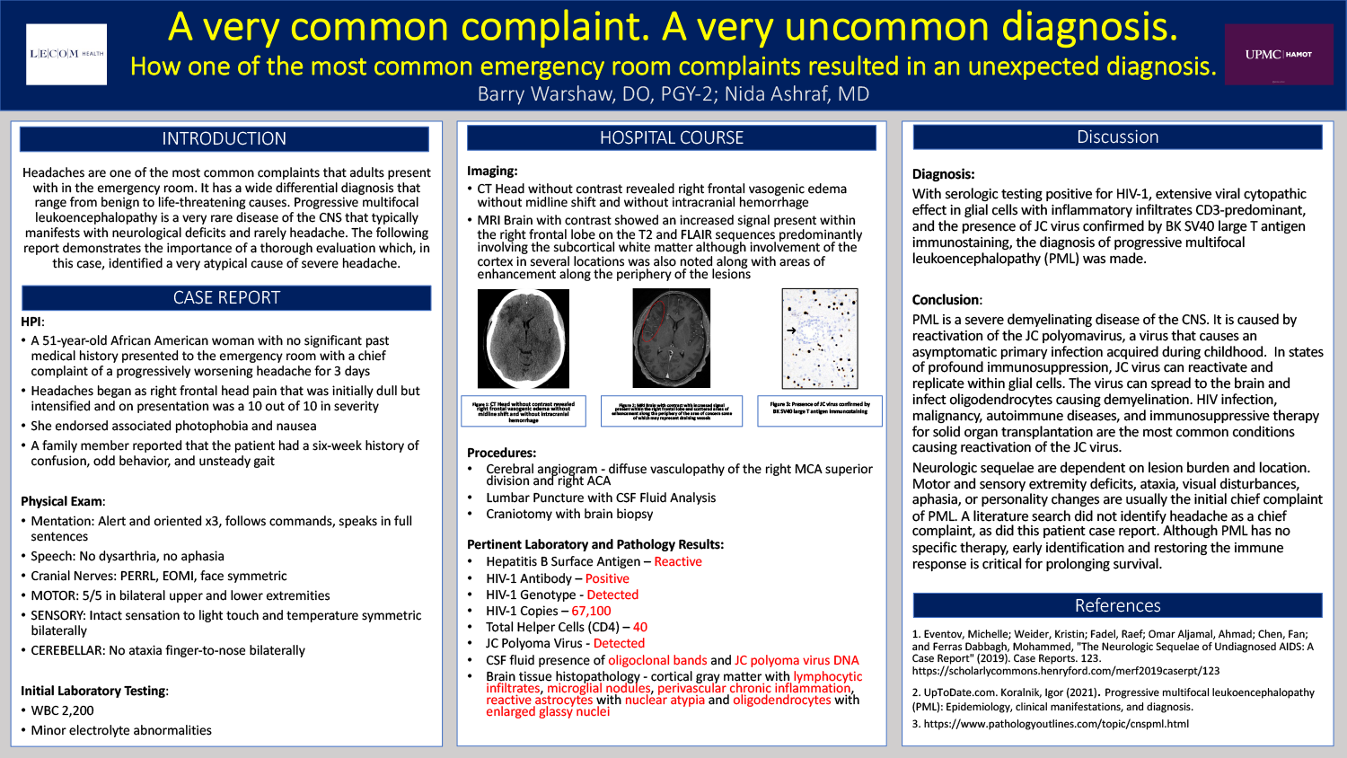 Barry Warsha - PAW-10-A very common complaint. A very uncommon diagnosis
