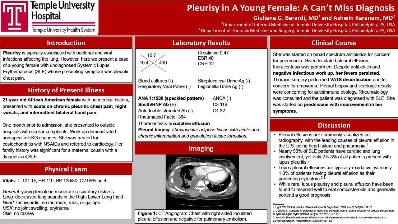 Giuliana Berardi - PAS-55-Pleurisy in A Young Female_ A Can't Miss Diagnosis