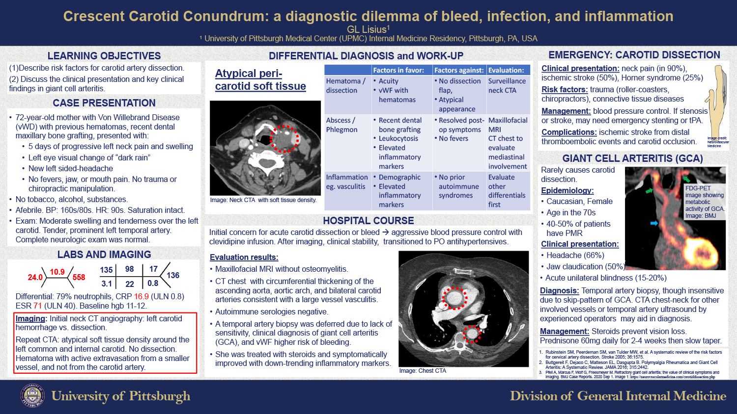 Grace Lisius - PAW-18-Carotid-Crescent-Conundrum-Diagnostic-Dilemma-of-Bleed-Infection-Inflammation