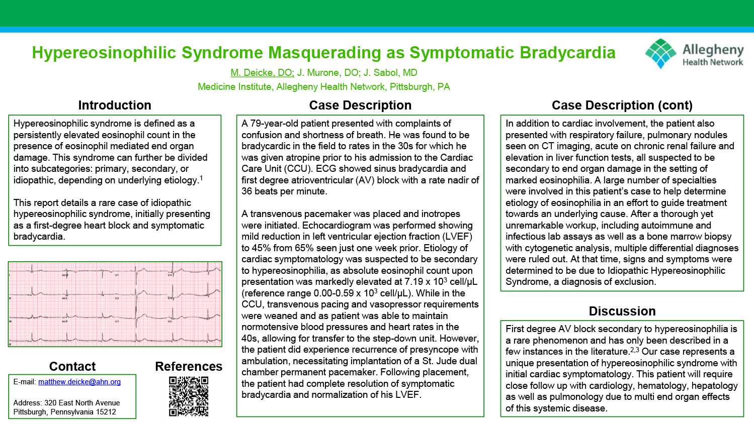 Matthew Deicke - PAW-28-Hypereosinophilic-Syndrome-Masquerading-as-Symptomatic-Bradycardia